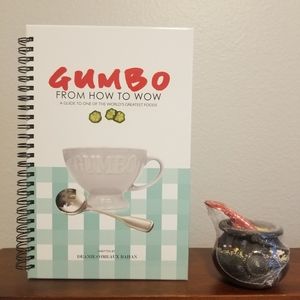 NOLA Gift Set Gumbo Cook Book and Crawfish Bath Bomb